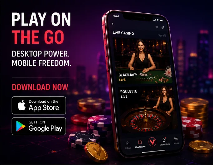Vavada Casino на мобилен телефон, слот игра на екрана
