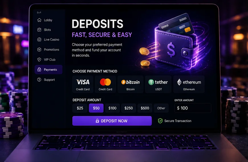 Преглед на платежни методи във Vavada Casino за играчи от България