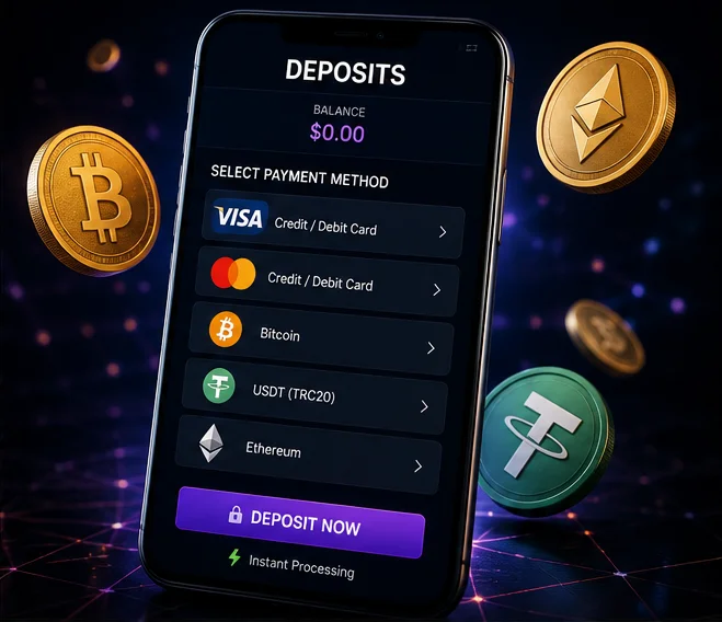 Екран с формуляр за качване на документи при верификация във Vavada Casino